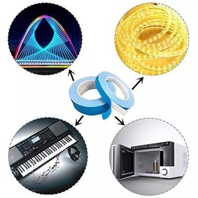 Banda térmica de dois lados com adesivo acrílico de pressão 0,2 mm 20 N/25 mm